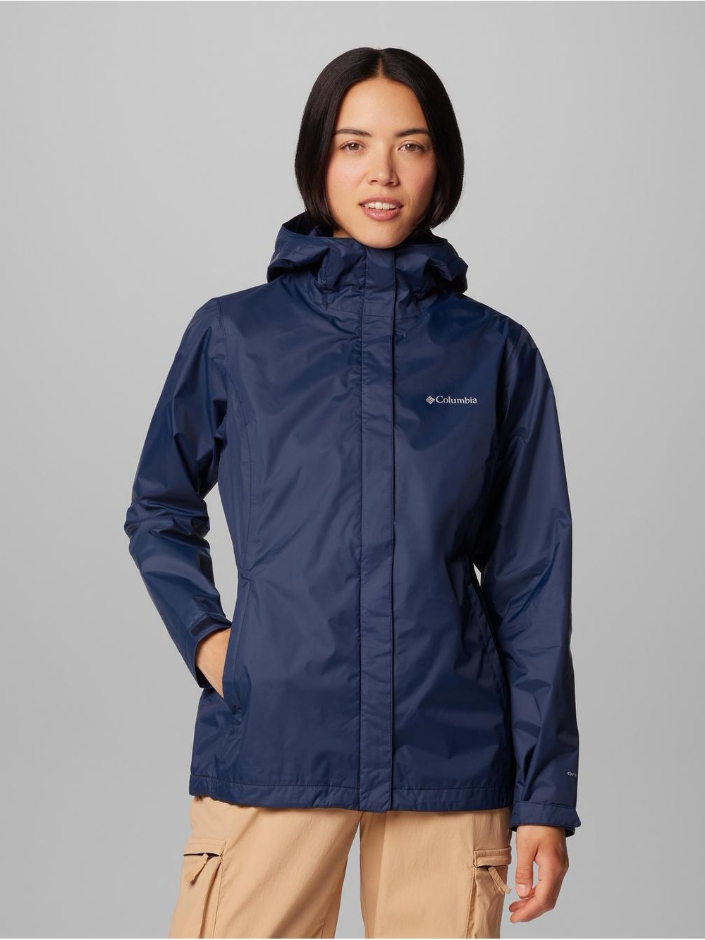 Columbia Women’s Arcadia II Rain Jacket – Collegiate Navy